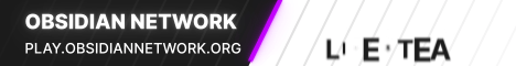Obsidian Network Minecraft server banner