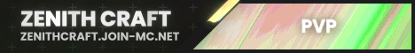 Zenith Craft Minecraft server banner