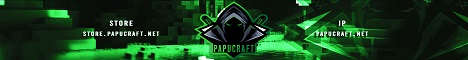 PapuCraft Network Minecraft server banner