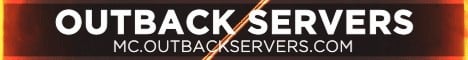 Outback Servers! Minecraft server banner