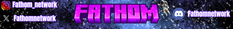 Fathom Network Minecraft server banner