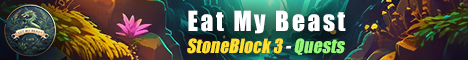 Banner Eat My Beast - FTB Stoneblock 3