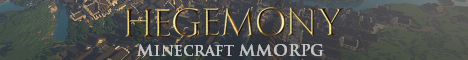Hegemony MMORPG Minecraft server banner