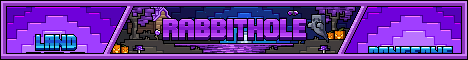 Rabbit Hole Minecraft server banner
