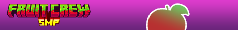 Fruit Crew SMP Minecraft server banner