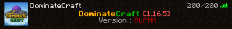 Dominate Craft Minecraft server banner