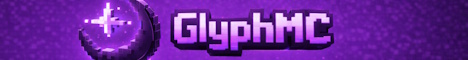 GlyphMC Minecraft server banner