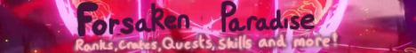 Forsaken Paradise Minecraft server banner