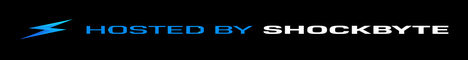 Shockbyte survival Minecraft server banner