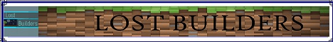 LostBuilder network Minecraft server banner