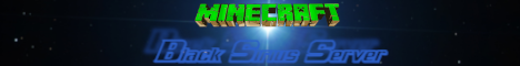 Black Sirius Server Minecraft server banner