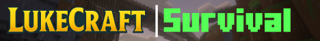 Lukecraft Minecraft server banner