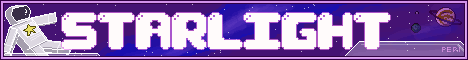 Starlight Minecraft Minecraft server banner