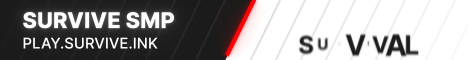 Survive SMP Minecraft server banner
