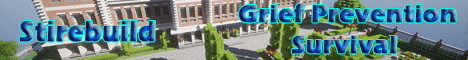 Stirebuild Minecraft server banner