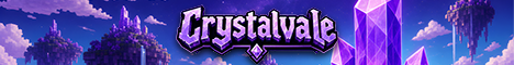 CrystalvaleMC Minecraft server banner
