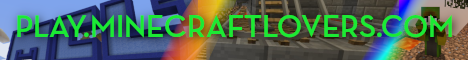 Minecraft Lovers Minecraft server banner