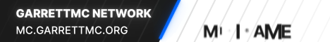 Garrettmc Network Minecraft server banner