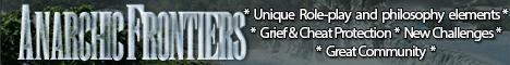 Anarchic Frontiers Minecraft server banner