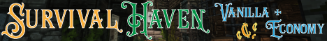 Survival Haven Minecraft server banner