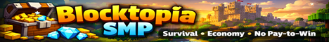 Blocktopia SMP Minecraft-Server-Banner
