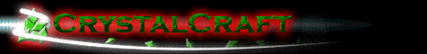 CrystalCraftMC Minecraft server banner