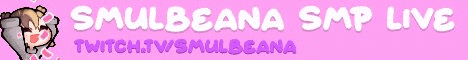 Smulbeana SMP Minecraft server banner