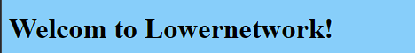 Lowernetwork Minecraft server banner