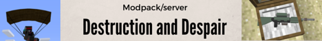 Destruction and Despair Minecraft server banner