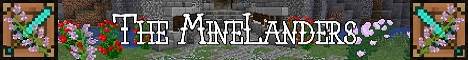 Minelanders Minecraft server banner