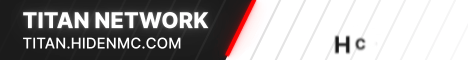 Titan Network Minecraft server banner