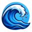 New wave Minecraft server icon
