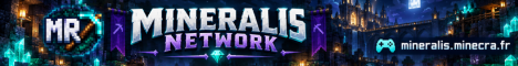 Mineralis Network Minecraft-Server-Banner