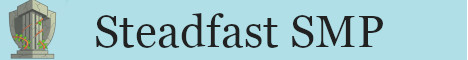 SteadfastSMP.com Minecraft server banner