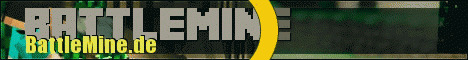 BattleMine.de Netzwerk Minecraft server banner