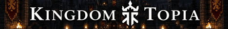 KingdomTopia Minecraft server banner