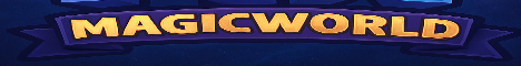 Magicworld Minecraft server banner
