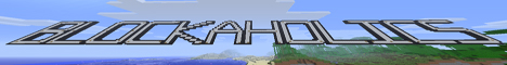 Blockaholics Minecraft server banner