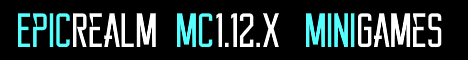 EpicRealm Minecraft server banner