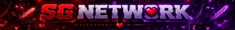 SG Network Minecraft server banner