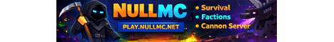 NullMC Minecraft server banner