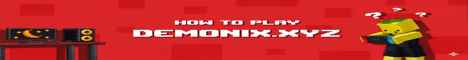 Demonix Minecraft server banner