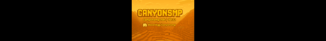 CanyonSMP Minecraft server banner