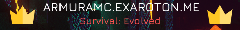 ArmuraMC Minecraft server banner