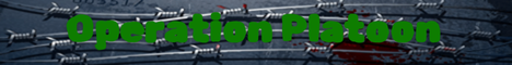 Operation Platoon Minecraft server banner