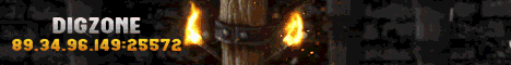 Digzone Minecraft server banner