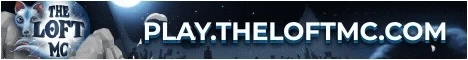 The Loft MC Minecraft server banner